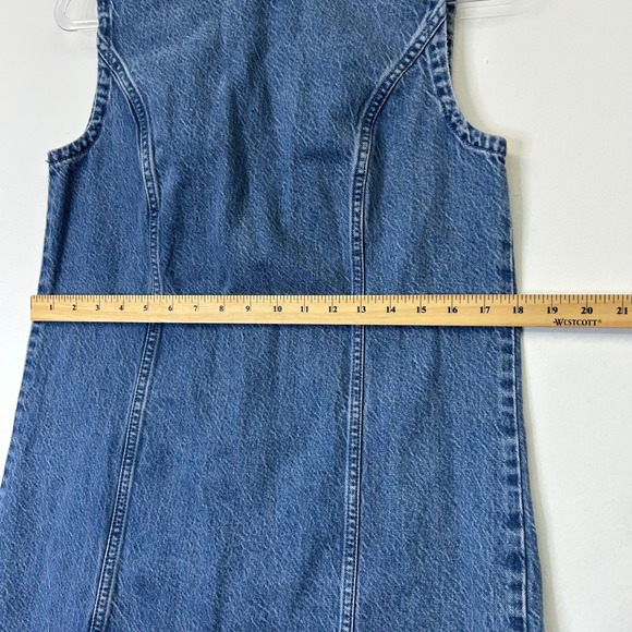 Abercrombie Fitch Denim Mini Dress Women's Medium Western Country - Picture 6 of 10